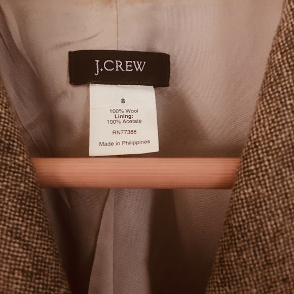 J. Crew Wool Blazer with Suede Elbow Patches - Picture 5 of 6